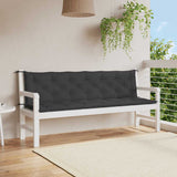 vidaXL Ensemble de banque de rangement 100x(50+50)x7 cm tissu Oxford couleur antraciet