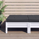 vidaXL Ensembles de palettes 2 pièces antraciet
