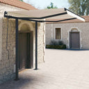 vidaXL Luifelpaalset 300x245 cm blanc