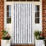 vidaXL Vliegengordijn 90x220 cm chenille beige en lichtbruin
