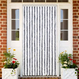 vidaXL Vliegengordijn 90x220 cm chenille beige en lichtbruin