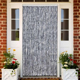vidaXL Vliegengordijn 90x220 cm chenille beige en lichtbruin