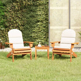 vidaXL 3-delige Loungeset Adirondack massief acaciahout