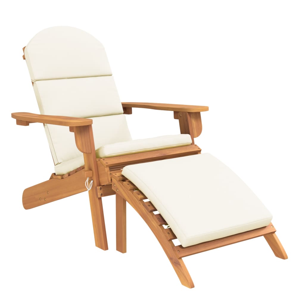 vidaXL 3-delige Loungeset Adirondack massief acaciahout