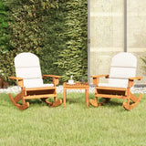 vidaXL 3-delige Loungeset Adirondack massief acaciahout