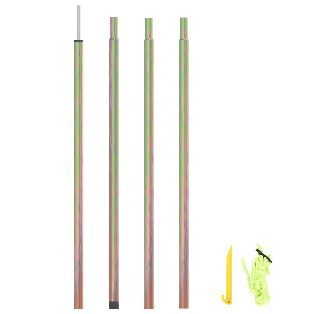 vidaXL Sunshade Poles 200 cm Galvanized Steel