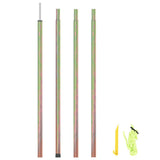 vidaXL Sunshade Poles 200 cm Galvanized Steel