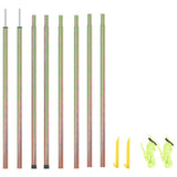 vidaXL Sunshade Poles 200 cm Galvanized Steel