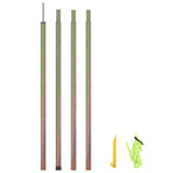 vidaXL Sunshade Poles 200 cm Galvanized Steel
