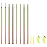 vidaXL Sunshade Poles 200 cm Galvanized Steel
