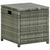 vidaXL 6-Piece Lounge Set with Cushions Poly Rattan Black
