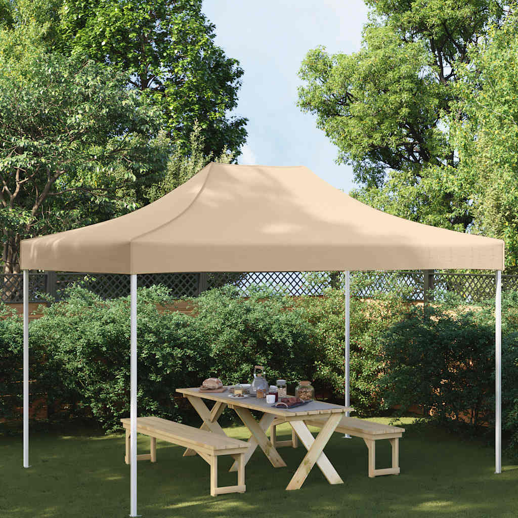 vidaXL Party Tent Roof 270 g/m² 3x3 m beige