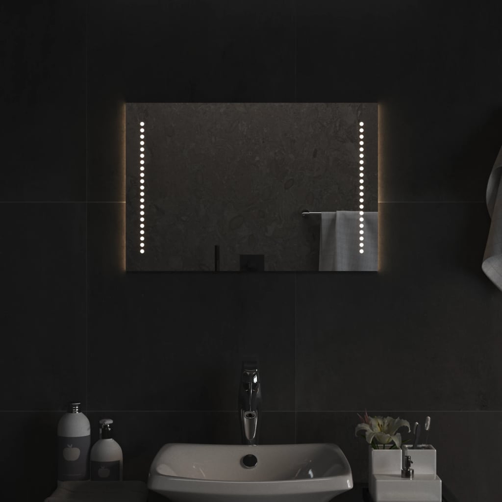 vidaXL Bathroom Mirror LED 40x20 cm