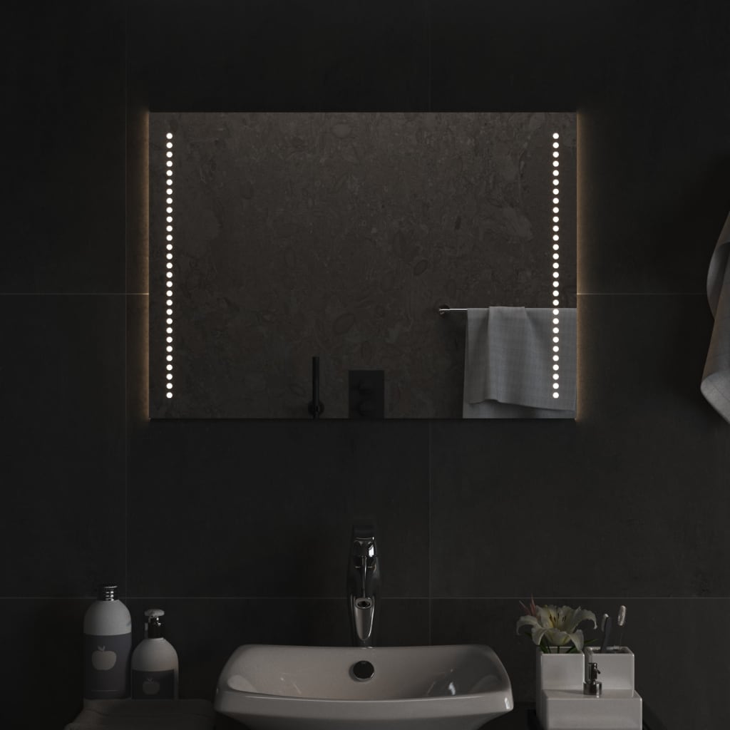 vidaXL Bathroom Mirror LED 40x20 cm