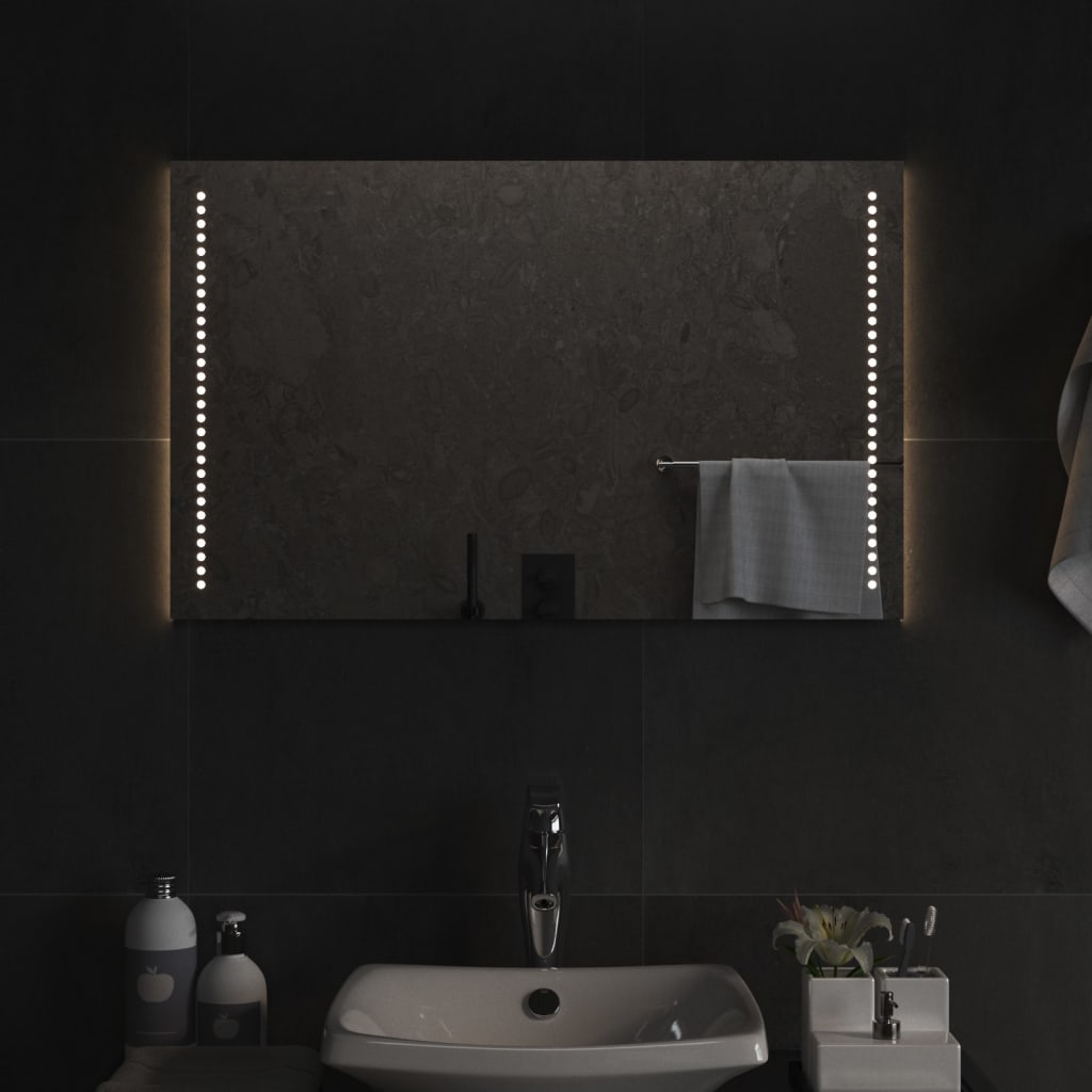 vidaXL Bathroom Mirror LED 40x20 cm