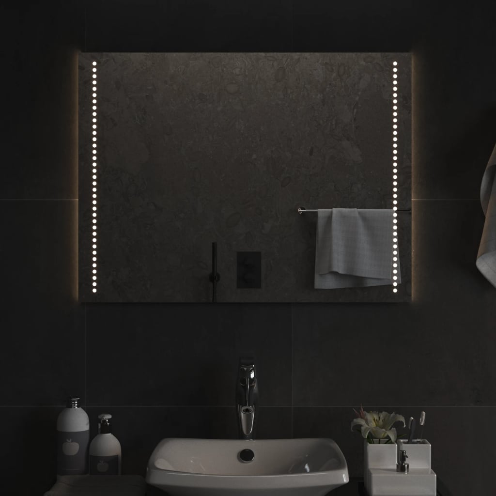 vidaXL Bathroom Mirror LED 40x20 cm