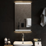 vidaXL Bathroom Mirror LED 40x20 cm