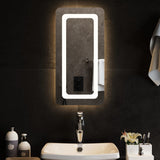 vidaXL Bathroom Mirror LED 40x20 cm