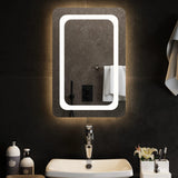 vidaXL Bathroom Mirror LED 40x20 cm