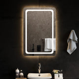 vidaXL Bathroom Mirror LED 40x20 cm