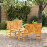 vidaXL Tuin loungeset 4 pcs Bruin Massief Acacia Hout