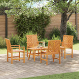 vidaXL Tuin loungeset 4 pcs Bruin Massief Acacia Hout