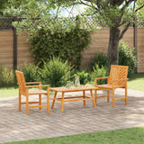 vidaXL Tuin loungeset 4 pcs Bruin Massief Acacia Hout