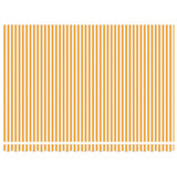 vidaXL Luifel uittrekbaar 3,5x2,5 m stof en aluminium blauw en wit
