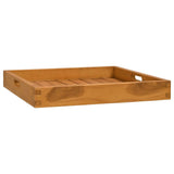 vidaXL Dienblad 60x35 cm massief teakhout