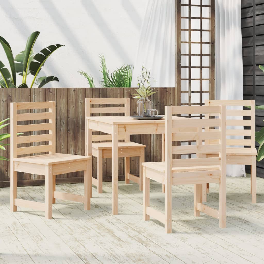 vidaXL 5-delige Tuinset massief grenenhout