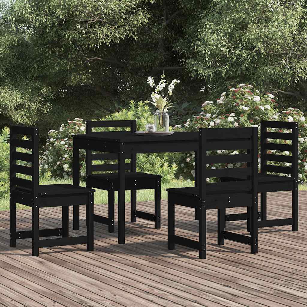 vidaXL 5-delige Tuinset massief grenenhout