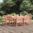vidaXL 7-delige Tuinset massief grenenhout