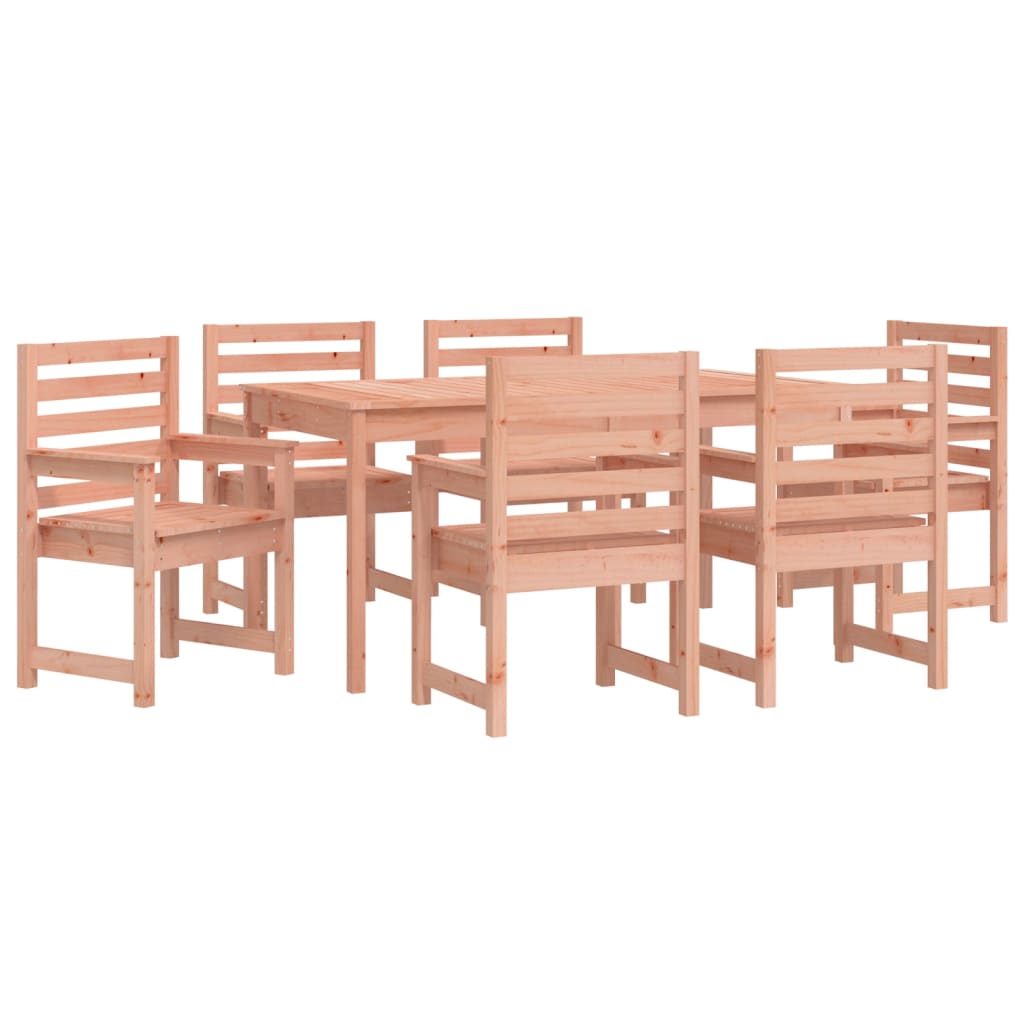 vidaXL 7-delige Tuinset massief grenenhout