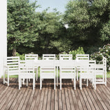 vidaXL 11-delige Tuinset massief grenenhout