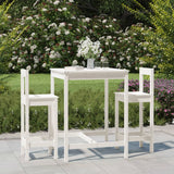 vidaXL 3-Piece Bar Set Solid Pine Wood