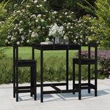 vidaXL 3-Piece Bar Set Solid Pine Wood