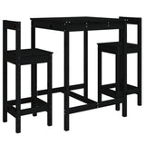 vidaXL 3-Piece Bar Set Solid Pine Wood