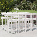 vidaXL 9-piece Bar Set Solid Pinewood