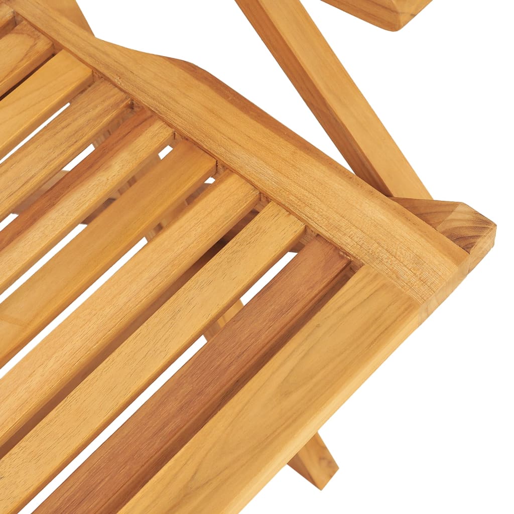vidaXL 5-delige Tuinset massief teakhout