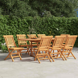 vidaXL Tuinstoelen inklapbaar 4 st 47x63x90 cm massief teakhout