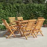 vidaXL Tuinstoelen inklapbaar 4 st 47x63x90 cm massief teakhout