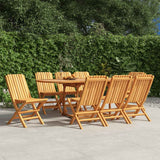 vidaXL Tuinstoelen 4 st inklapbaar 47x47x89 cm massief teakhout
