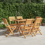 vidaXL Tuinstoelen inklapbaar 4 st 47x62x90 cm massief teakhout