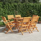 vidaXL Tuinstoelen inklapbaar 4 st 47x62x90 cm massief teakhout