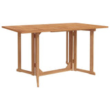 vidaXL Tuin Eettafel Set 7 pcs Bruin Massief Teakhout