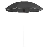 vidaXL Strandparasol 240 cm zandgeel