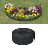 vidaXL Garden Edging 10 m 10 cm Polyethylene Grey