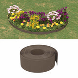 vidaXL Garden Edging 10 m 10 cm Polyethylene Grey