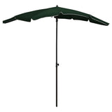 vidaXL Parasol met paal 200x130 cm zandkleurig