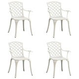 vidaXL Garden Chairs 2 pcs Cast Aluminum Bronze